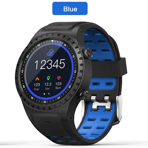 North Edge gps Смарт часы Бег Спорт gps телефон с часами Bluetooth Вызов смартфон сердечного ритма компас Смарт часы для мужчин - Цвет: Синий