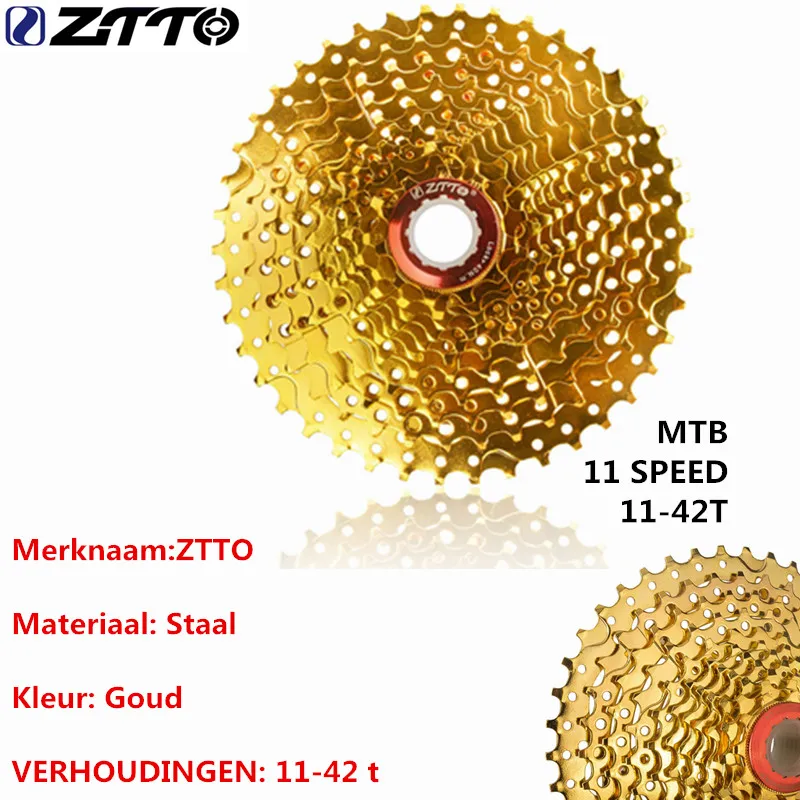 ZTTO 11 скоростной Goud Gouden MTB Кассетный voor Onderdelen XT M8000 SLX M7000 XTR M9000 k7 NX GX|Храповик