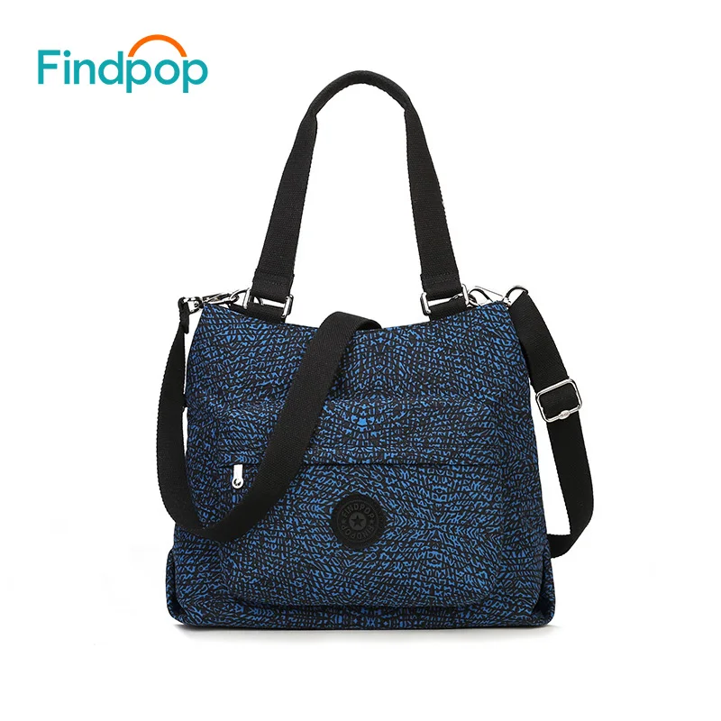 Findpop винтажные женские сумки холщовые сумки через плечо для женщин повседневная женская сумка-тоут водонепроницаемые геометрические сумки через плечо - Цвет: 6433
