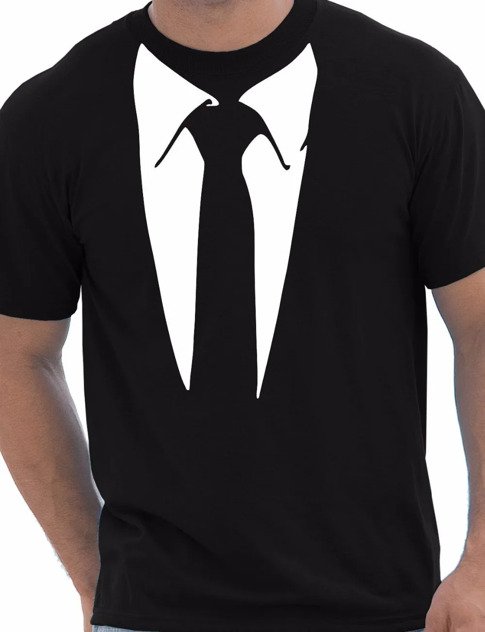

Tie With Collar Tuxedo Funny Gift Mens T-Shirt More Size and Colors-A592