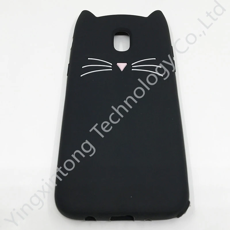 Милый 3D чехол для телефона с усами котом Samsung Galaxy J3 J5 J7 A7 A3 A5 2016 2017 2015 мягкий