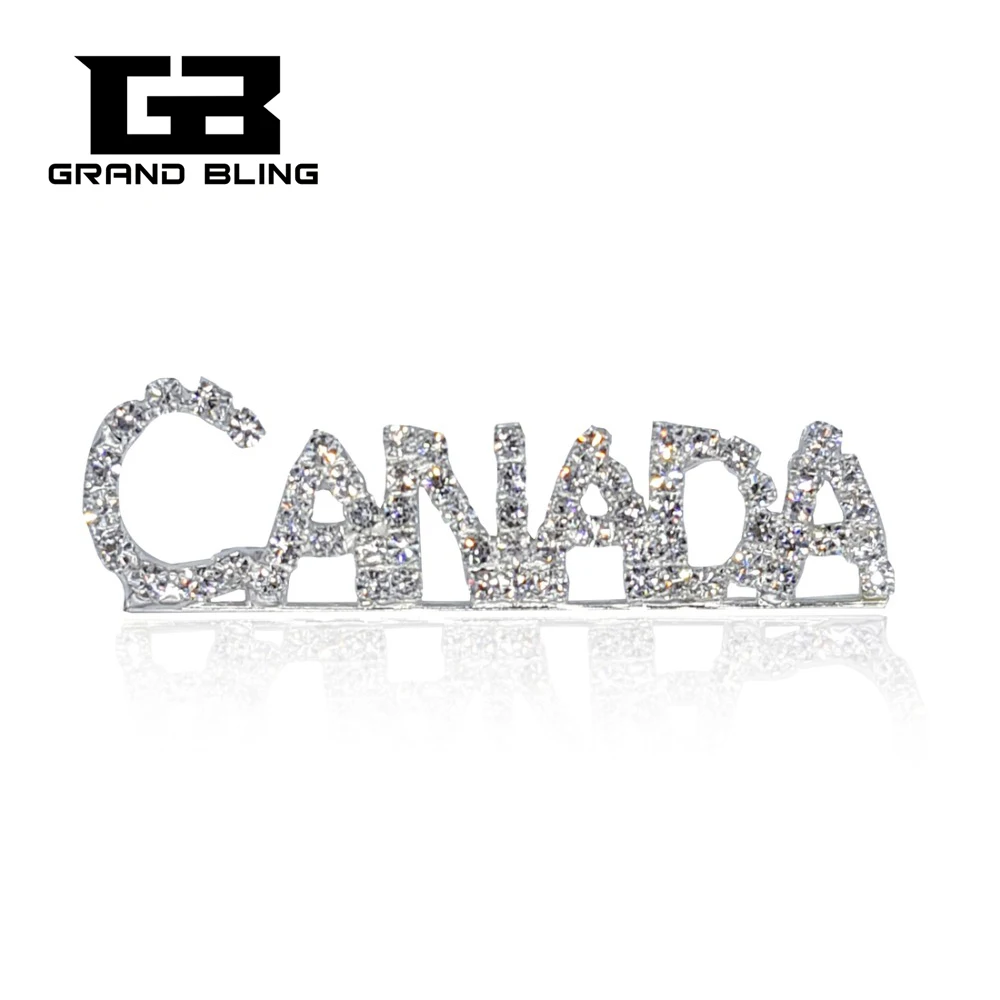 Значок на лацкан с надписью CANADA ручной работы|lapel pin|pin pincrystal lapel pins |