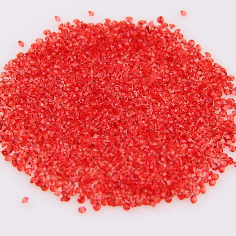 Смесь Цветной смолы 2880 шт. стразы с острым основанием 2/3/4 мм FSparkle Confetti свадебные и