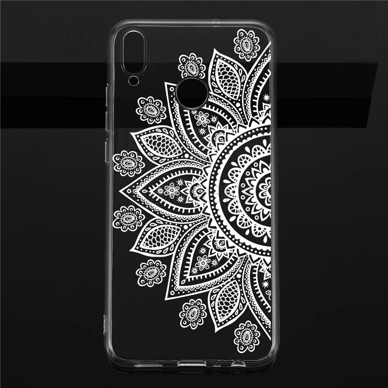 Кружевное платье с цветочным рисунком мягкий ТПУ чехол на huawei Honor 8X 8A 7A 7C Коврики 10 20 P10 P30 P20 lite Pro Nova 3i Y7 Y6 Y5 чехол Крышка