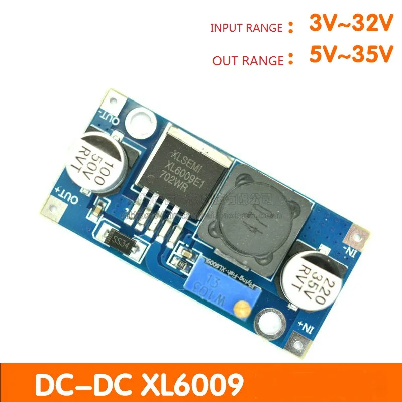 1 шт. XL6009 DC Повышающий Модуль питания выход Регулируемый супер модуль