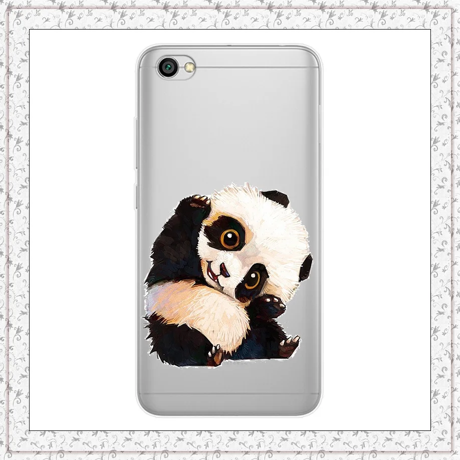 panda Чехол для Xiaomi Redmi Примечание 5A чехол силиконовый 2G+ 16GB чехол для телефона s мультяшная задняя крышка из ТПУ для Redmi Note 5 A Note5A мягкие чехлы - Цвет: panda