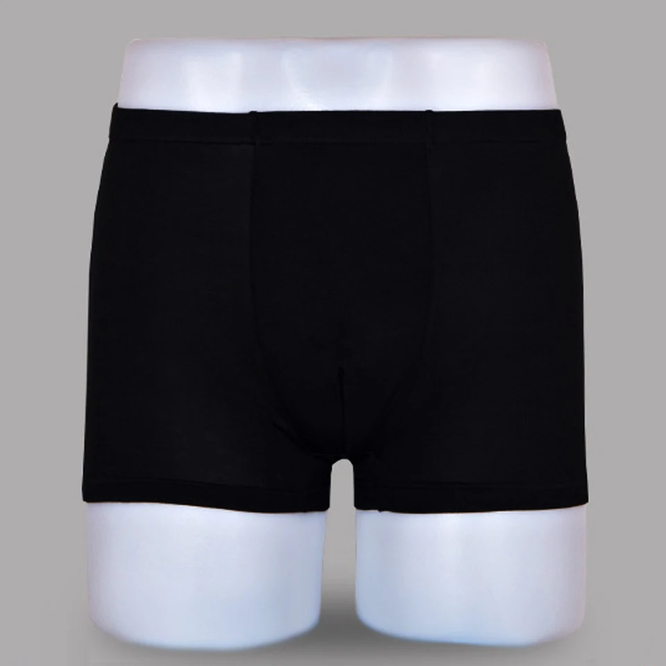 Soft breathable boxers bamboo fiber men underwear U convex corner boxer Big Size XL to 5XL | Мужская одежда