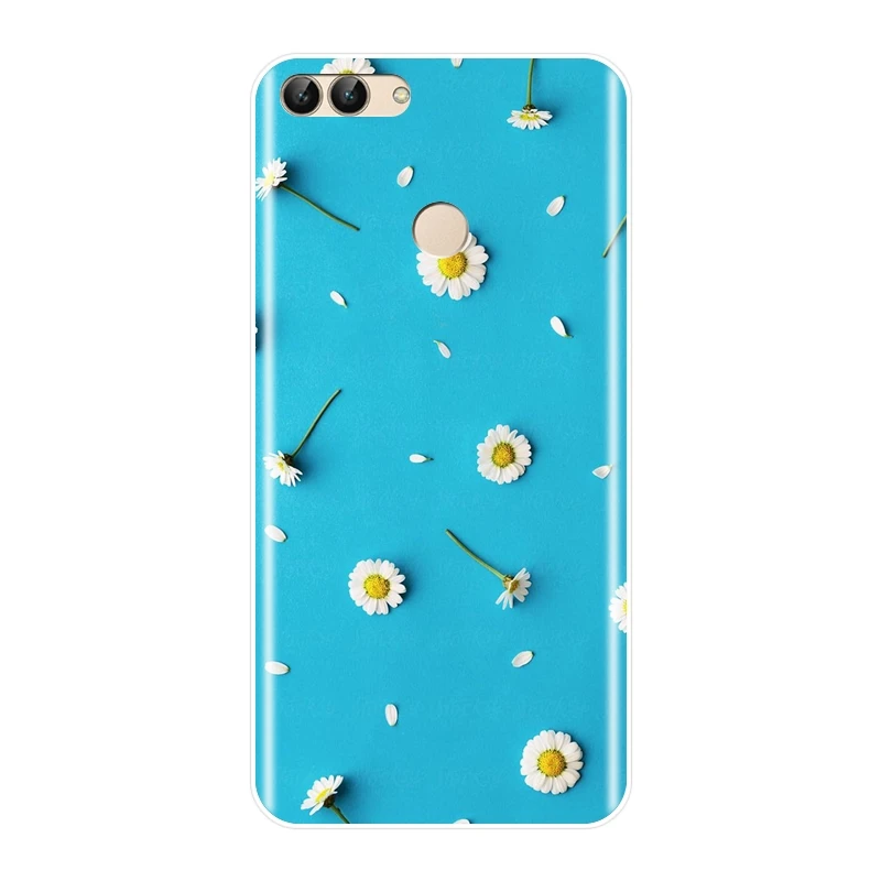 Задняя крышка для Huawei P10 P20 P8 P9 Lite 2017 силиконовый чехол с розами телефона Pro P Smart Plus