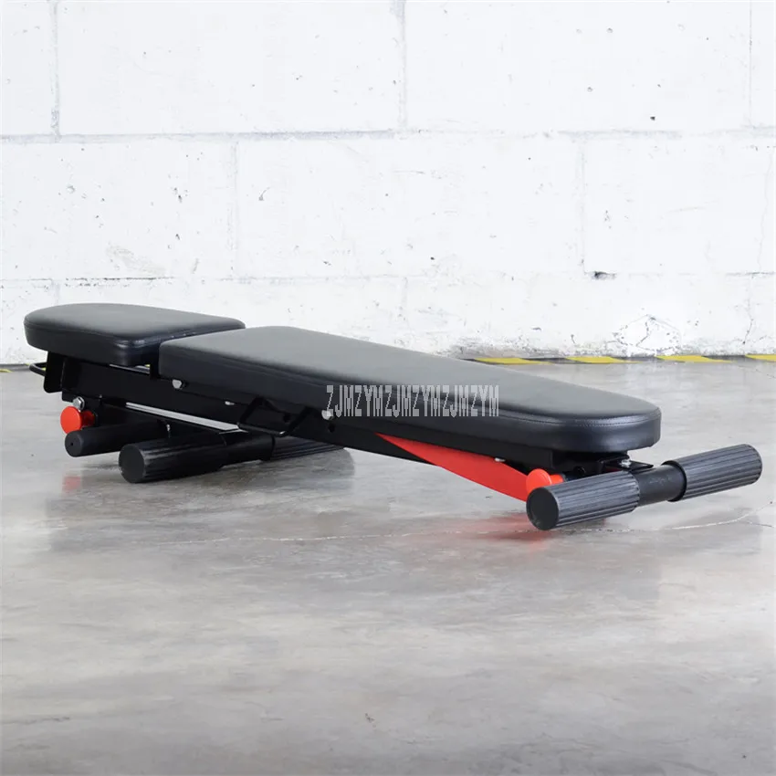 Новый складной 7 отверстие регулируемые сидеть брюшной скамья для тренировки