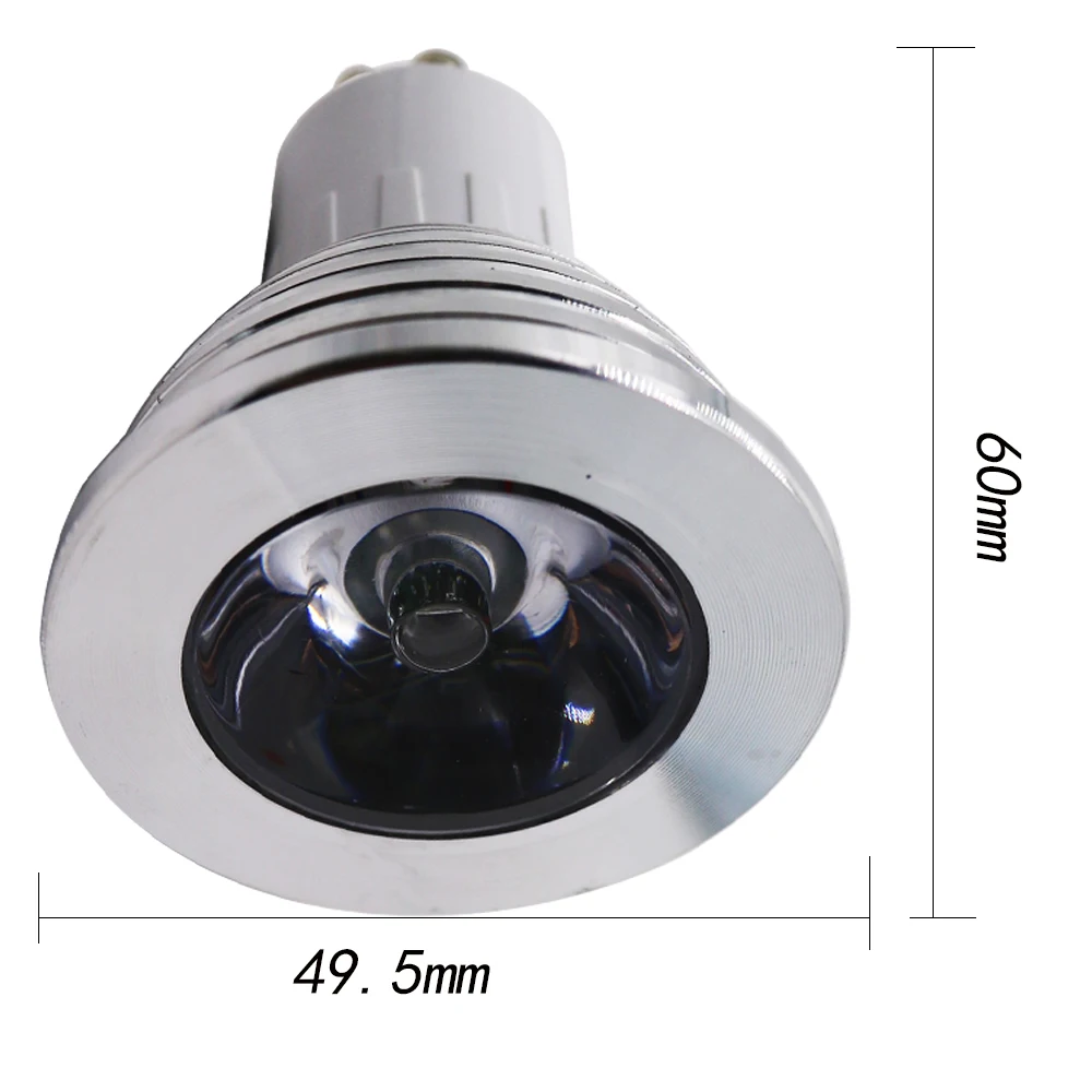 20 pcs/lot 3W GU10 RGB LED Bulb 16Color Spotlight with IR Remote Controller Lamp for Home Party Decoration | Лампы и освещение