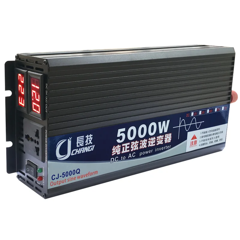 Чистый синусоидальный инвертор 12V24V48V60V72V до 220V 1000W2000W3000W4000W5000W6000W