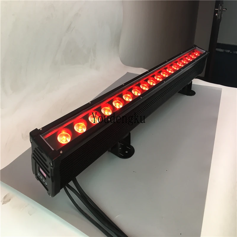 Уличная светодиодная настенная шайба 18*3 Вт 3 в 1 декоративная уличная DMX RGB IP65 |