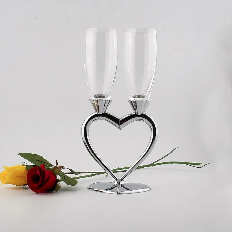 170 мл бокал шампанского в форме сердца для любви и свадьбы|champagne glass|glass forwedding champagne