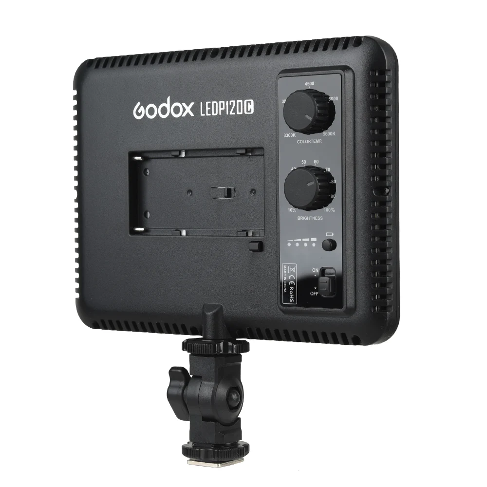 Godox LEDP120C Регулируемая Цветовая температура света Ультра тонкий светодиодный