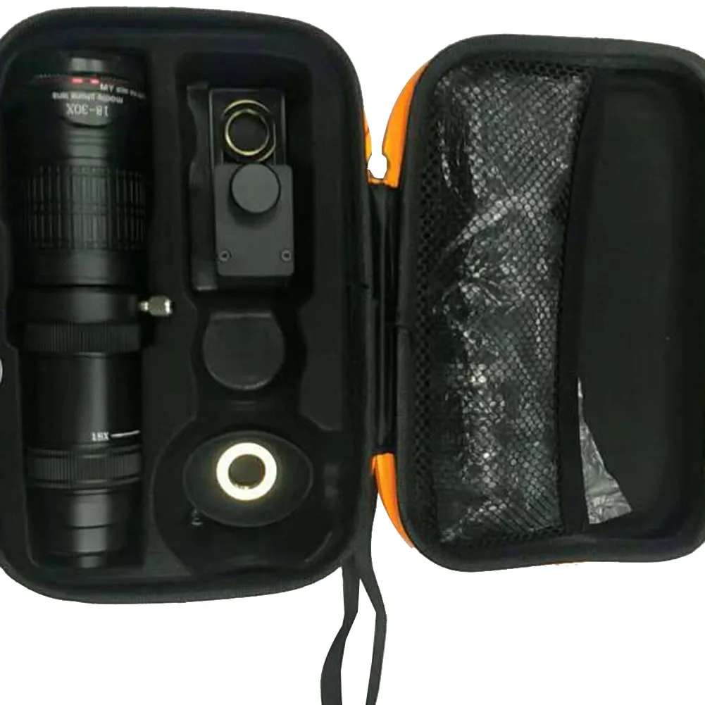 

18-30X Adjustable Zoom Lens Kit 4 in 1 Tripod Telephoto 18-30X Wide Angle Lens For Smartphone