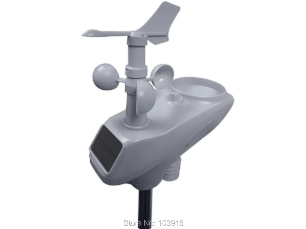 Wi Fi метеостанция с солнечным датчиком беспроводная загрузка данных для хранения