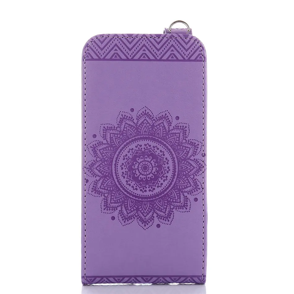 Light Purple Чехол с подсолнухом для Coque samsung Galaxy S8 плюс j3 j5 A5 j1 A3 j120 чехлов с флипом открывающимся сверху вниз чехол для iphone 7 8 кожаный Капа для P04Z - Цвет: Light Purple