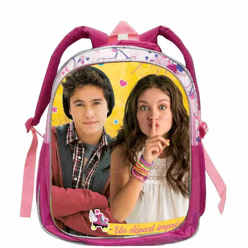 Рюкзак Soy Luna Розовый школьный рюкзак для девочек-подростков с индивидуальным