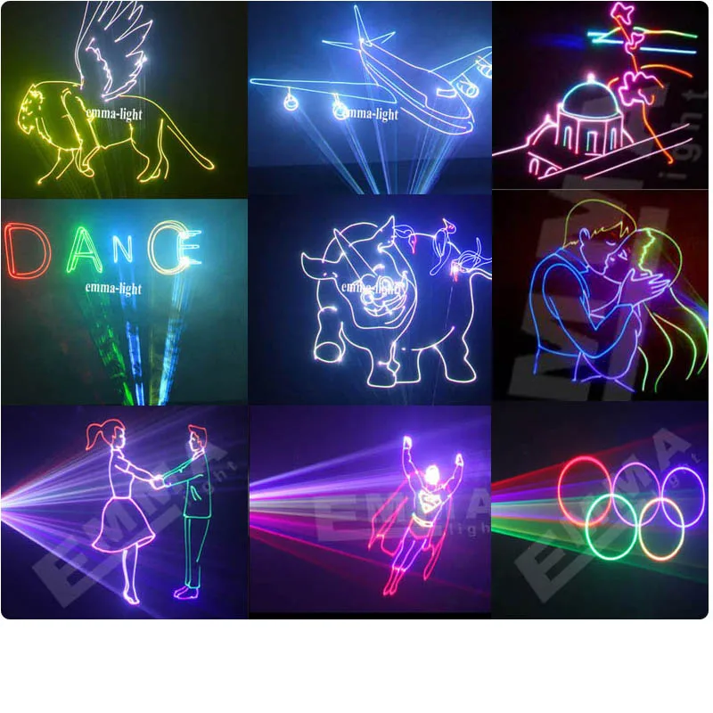 Удивительные продукты из Китая диодный лазер 2 Вт Rgb цветной Dj-светильник Dmx Ilda