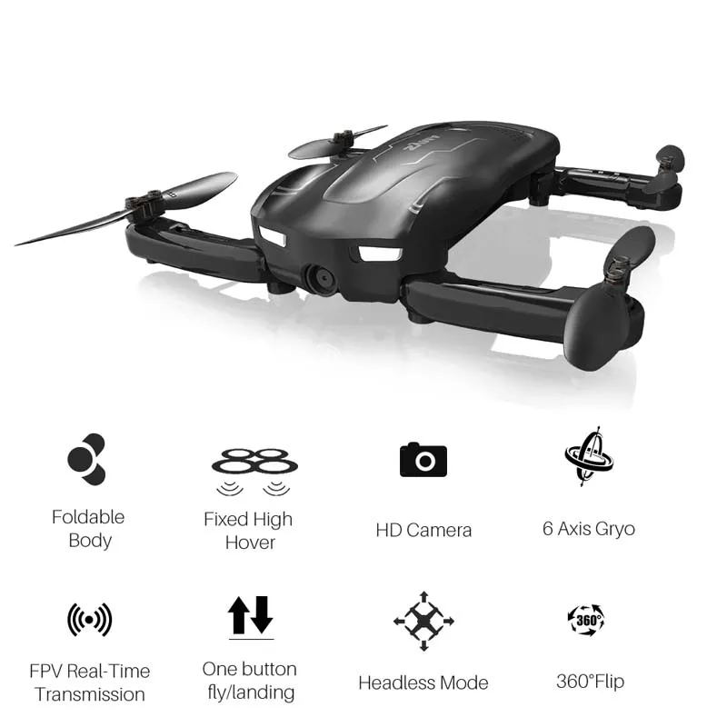 SYMA Z1 720P WIFI FPV Optical Flow Altitude Hold / Headless Mode Support APP Control Mini Foldable Pocket Drone RC Quadcopter | Игрушки и