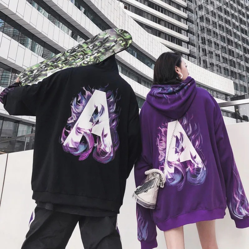 Прямая доставка Гонконг уличный толстовки Oversize хип-хоп Стиль Swag Tyga балахон осень