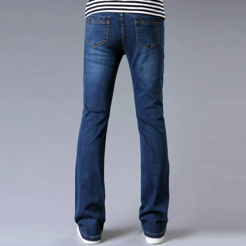 

Jeans Men Men's Micro-trumpet Blue jeans Slim Stretch Korean Tide Jeans Size 26-30 31 32 33 34