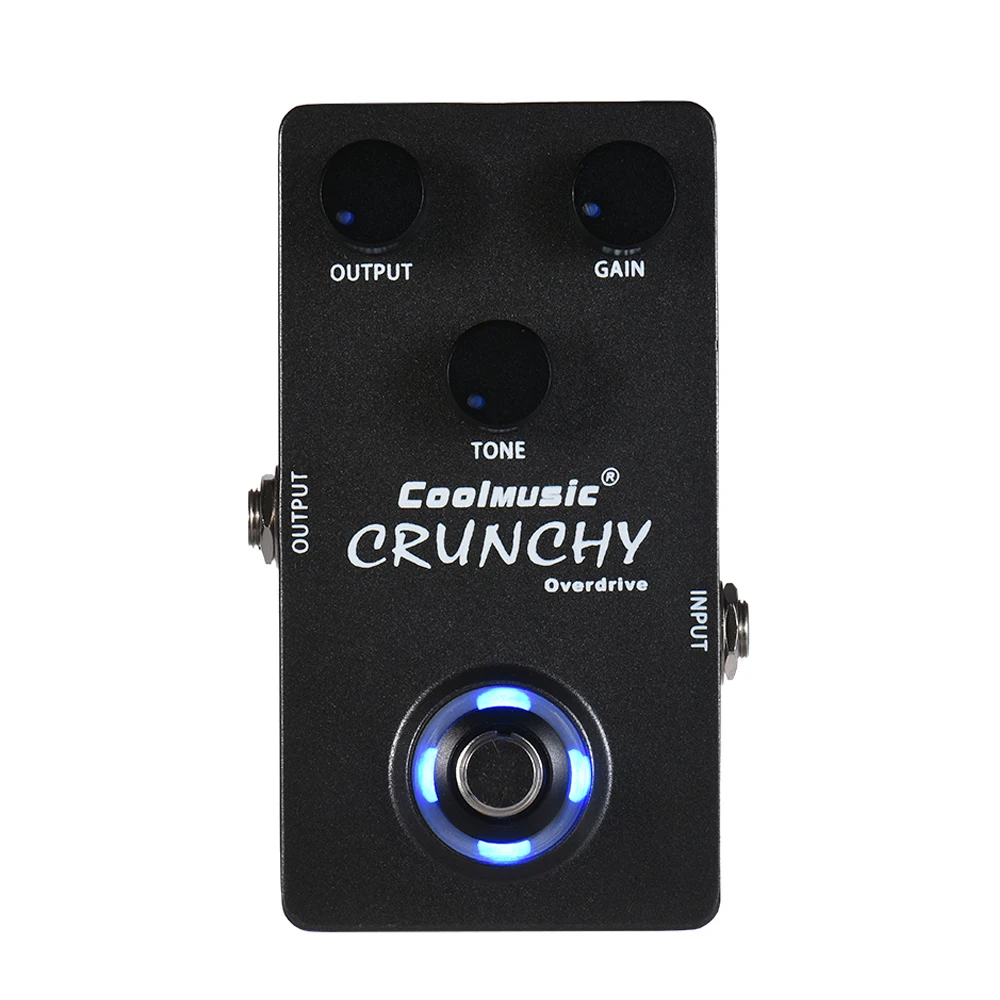 

New Arrival!!!Electric Guitar Analog Overdrive Effect Pedal True Bypass Full Metal Shell