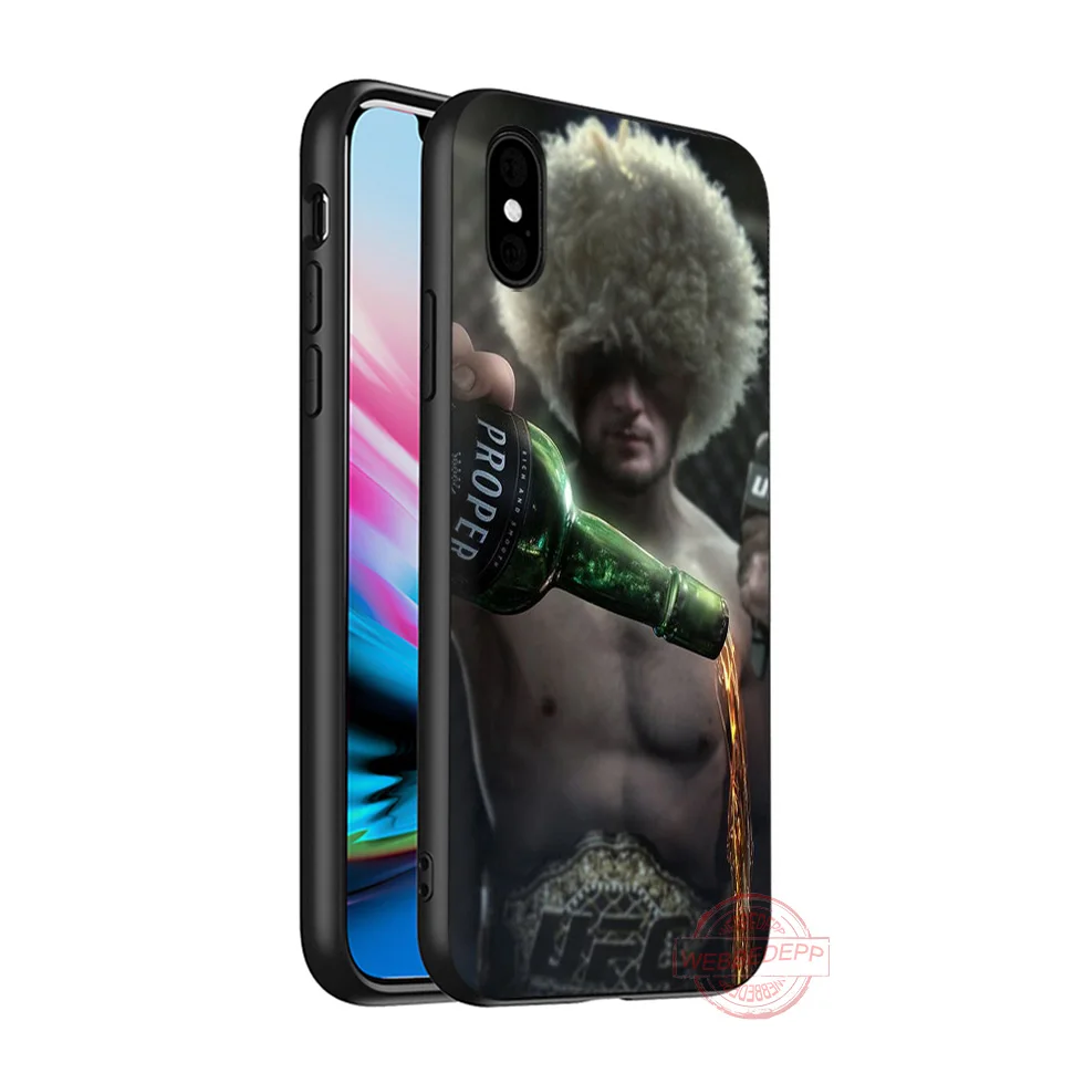 6 WEBBEDEPP Habib Nurmagomedov Мягкий силиконовый чехол для телефона iPhone 5 6 7 8 Plus X XS XR XS Max.11 11peo 11proMax - Цвет: 6
