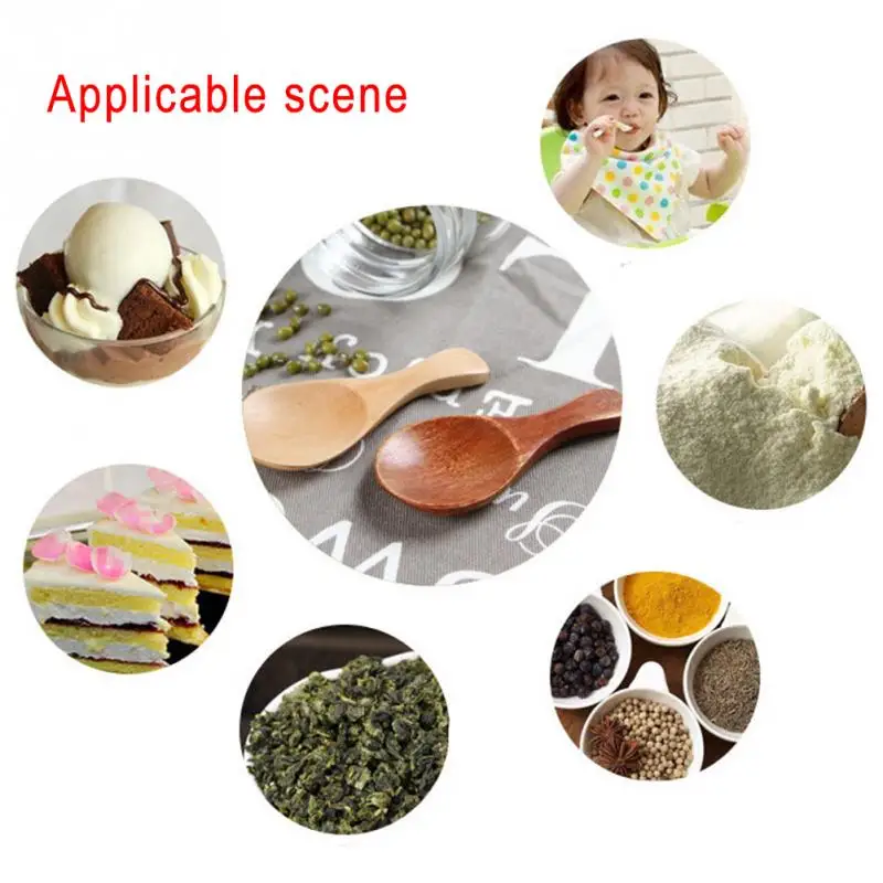 Изысканная жизнь натуральная деревянная маленькая ложка для чая меда кофе