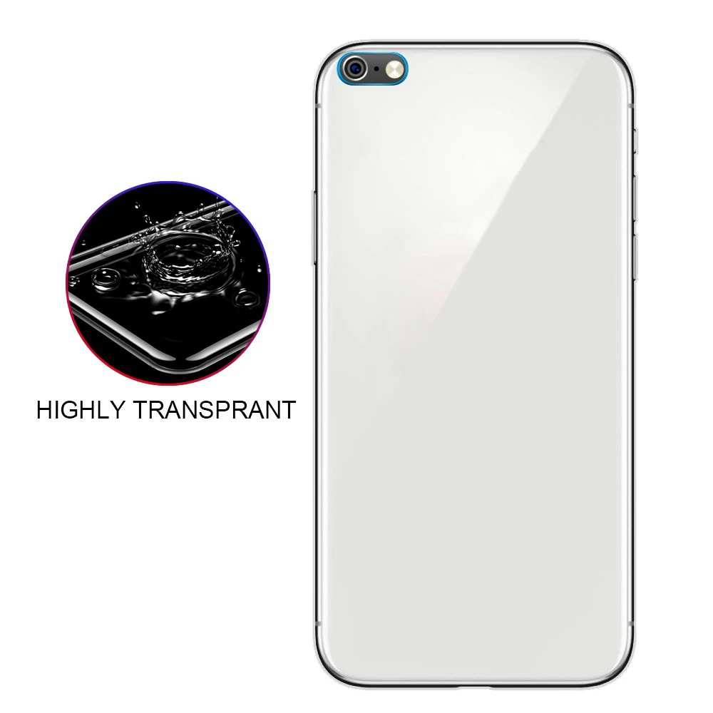 Все включено Защитный чехол для Apple iPhone 6 S plus прозрачный личности мягкой оболочки