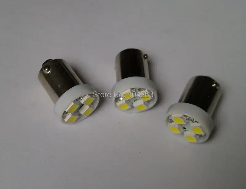 

Бесплатная доставка 906 Ba9s #44 #47 4 шт. SMD3528 в светодиодный тока светодиодная лампочка шарового типа для игрового автомата 6 в