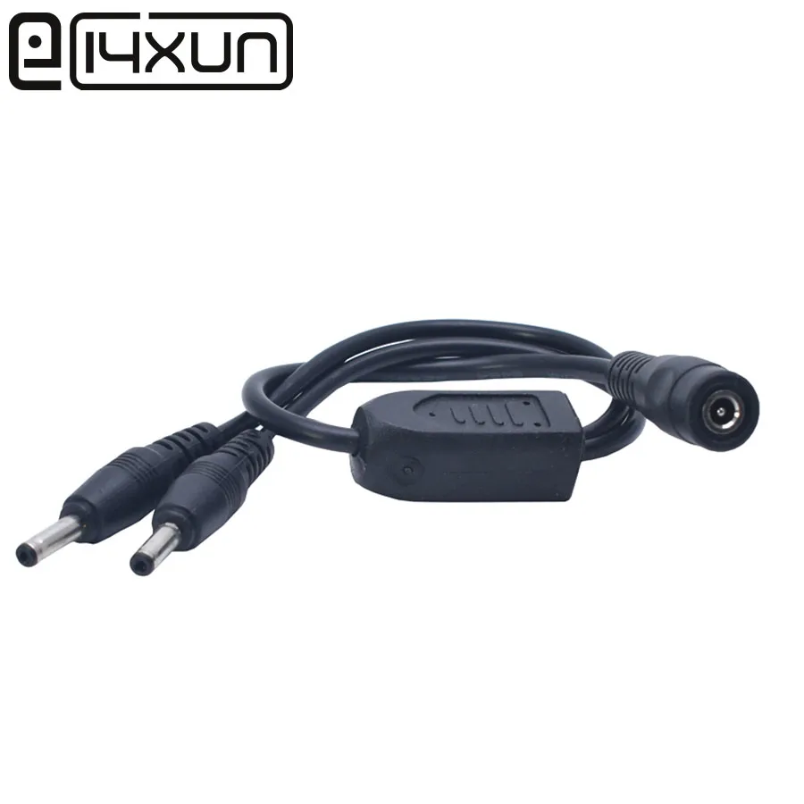 EClyxun 1 шт. 3 5*1 35 мм линия электропитания для мониторинга 2 штекера к гнездовому