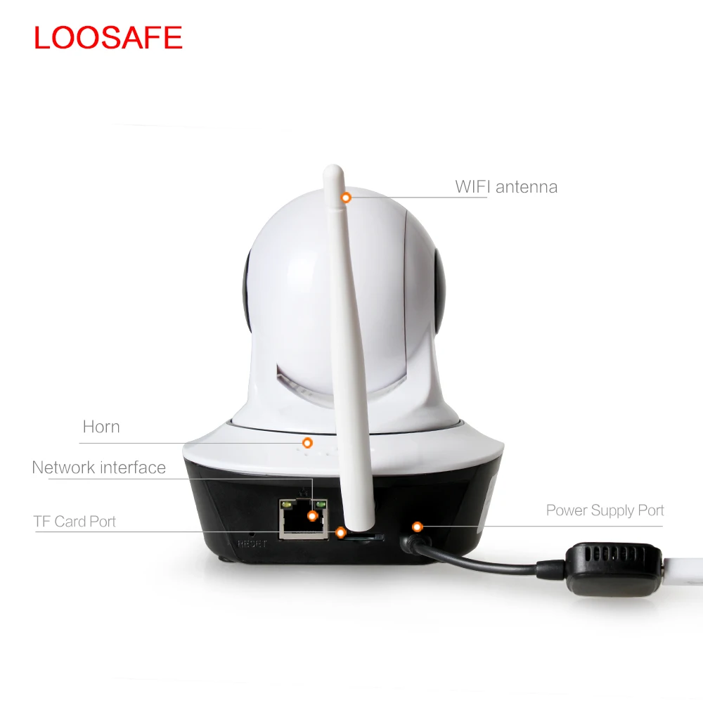 LOOSAFE HD 960 P Беспроводной IP Камера PTZ Wi-Fi Ночное видение CCTV сетевой безопасности P2P