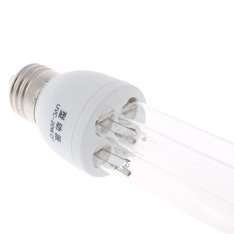 

20W E27 AC 220V UV Light UVC Ultraviolet Disinfection Ozone Sterilization Lamps Germicidal Lamp