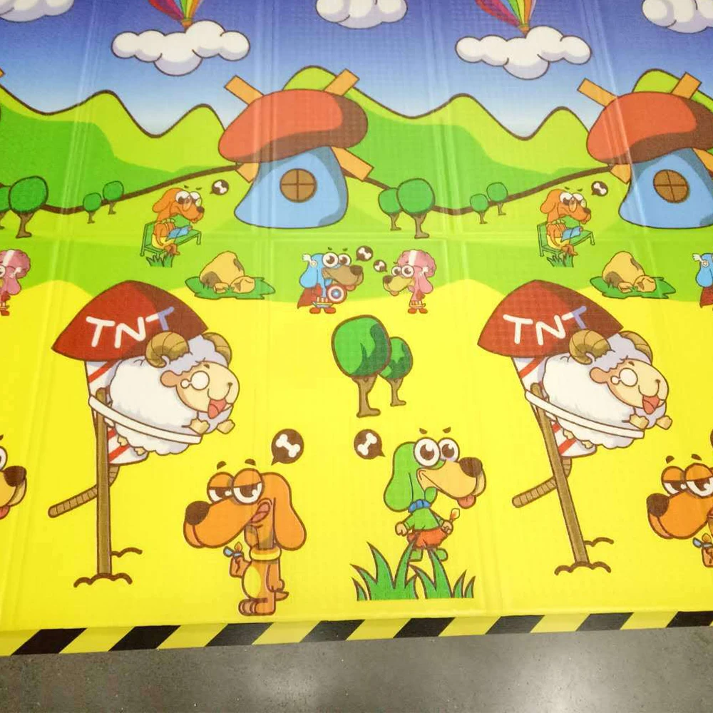 

Infant Baby Foldable Yoga Play Mat Thickened Home Baby Room Splicing Xpe Puzzle Child Climbing Mat Yoga Folding Mat Baby Carpet