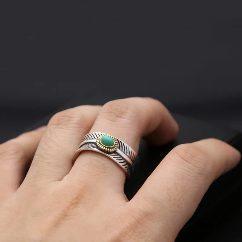 Кольцо регулируемое из серебра 100% пробы с перьями|adjustable fashion rings|adjustable ringring for |