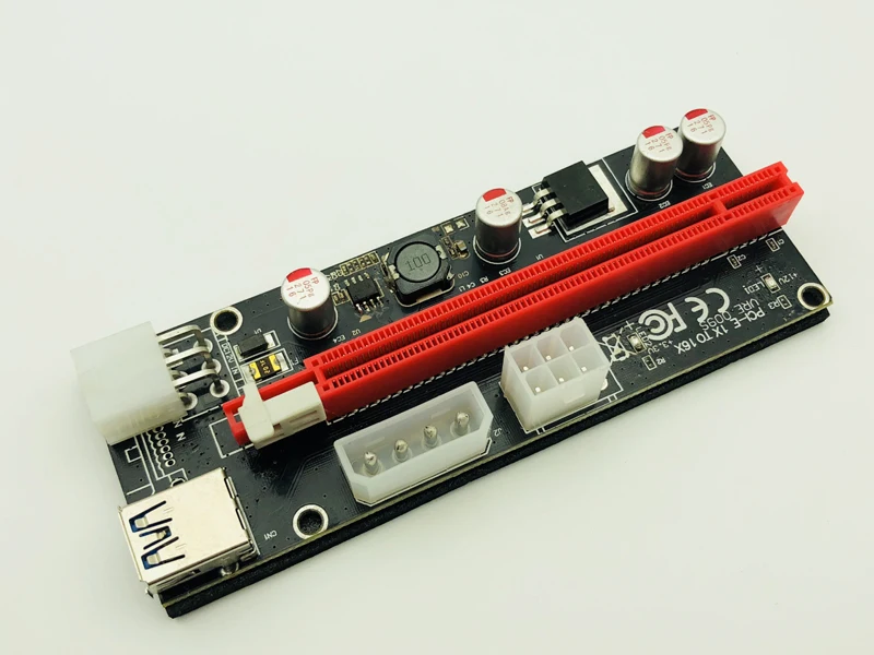 Переходное устройство 009s PCI Express E 1x к 16x переходное расширитель адаптера USB 3 0
