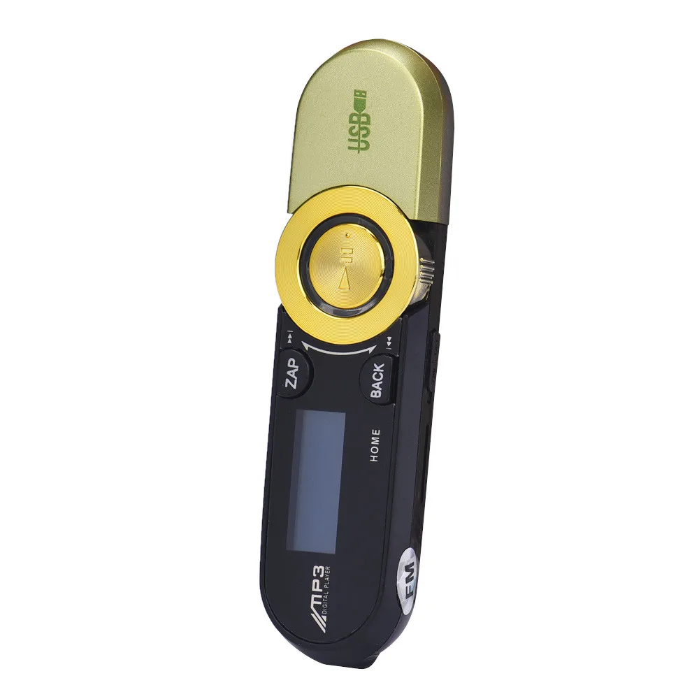 USB ЖК экран мини клип mp3 плеер Электронный Спортивный металлический Mp3