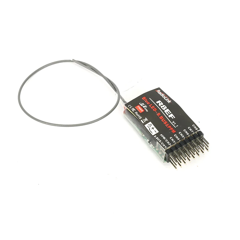 

Radiolink R8EF V1.1 2.4G 8CH FHSS 8 Channels Receiver for T8FB Support S-BUS PPM Signal Quadcopter Multicopter