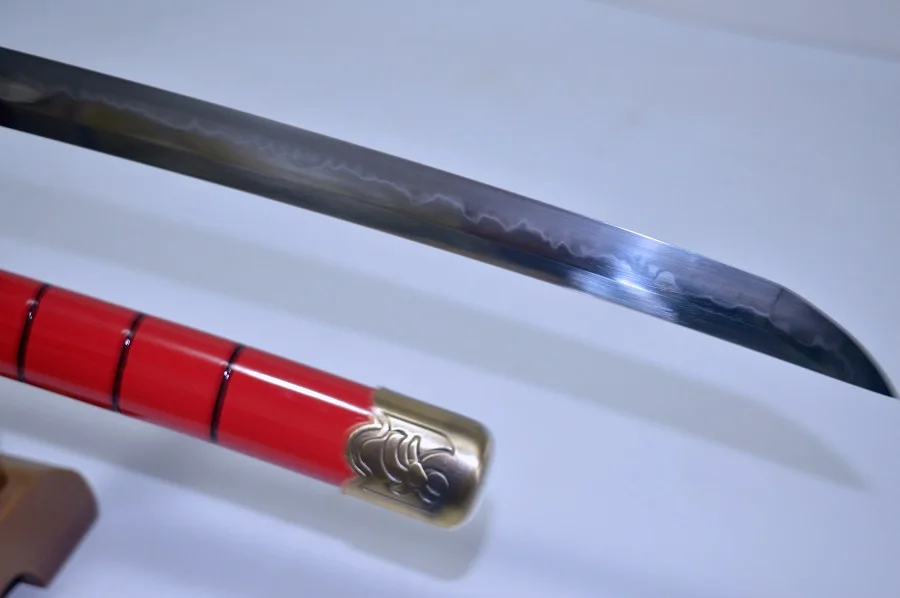 Roronoa Zoro Sandai Kitestu Tachi (меч) ручная работа T10 глина закаленная резьба Saya|Мечи| |