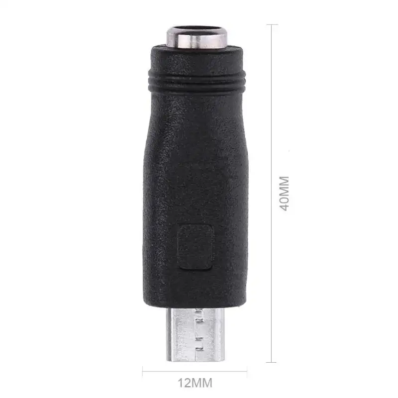 ALLOYSEED DC 5 5*2 1 мм гнездо к Micro USB Мужской конвертер питания разъем M/F зарядное