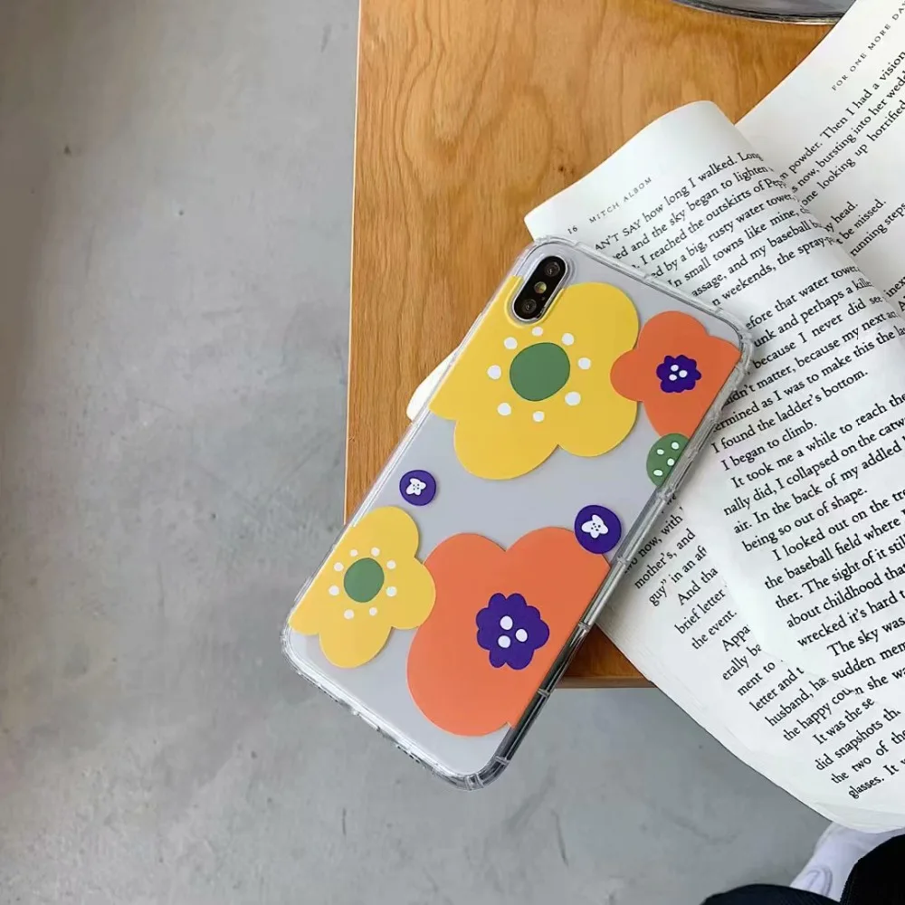 ORYKSZ милые цветы чехол для телефона iphone XS Max XR X 6 S 7 8 плюс ультратонкий из ТПУ чехлы