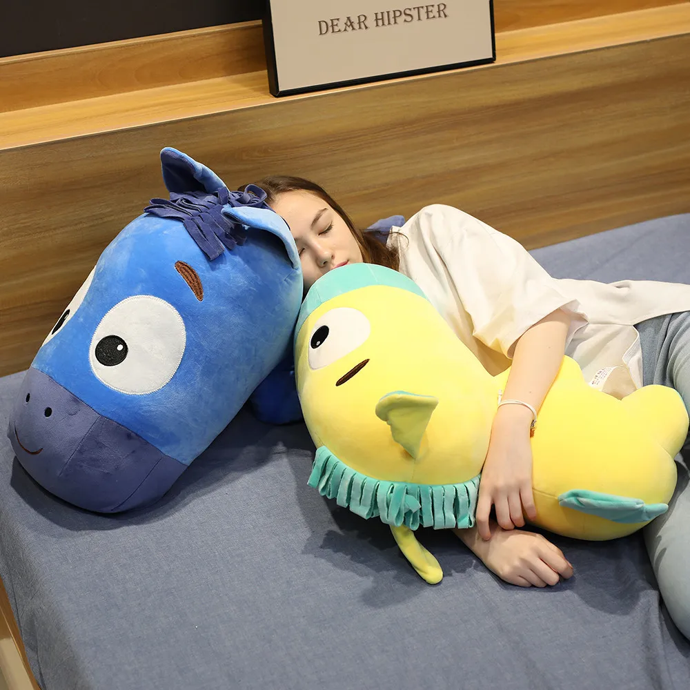 

Cute Horse Stuffed Animals Dolls Plush Toys Horse Flying Wings Fat Unicorn Stuffed Pillows Kids Girls Gift