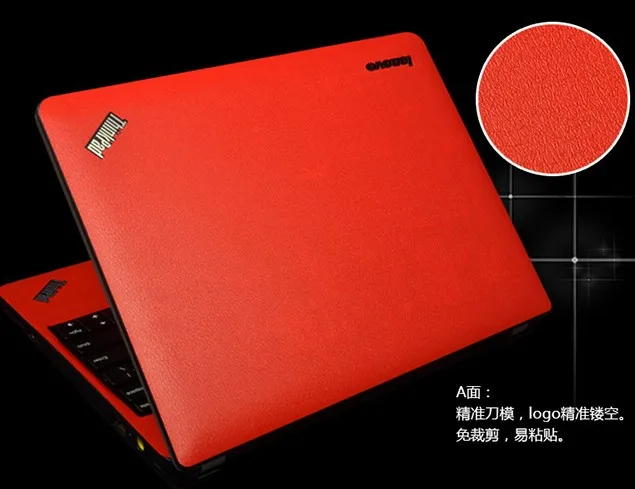 Red Leather Ноутбук из углеродного волокна виниловые наклейки на кожу чехол для lenovo ThinkPad X1 Yoga 4th Gen релиз - Цвет: Red Leather