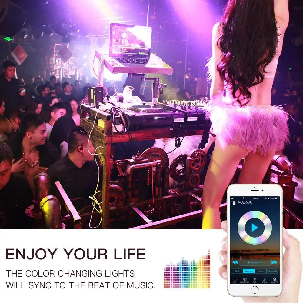 E27 E26 WIFI RGB RGBW LED Bulb 4.5W 7W Wifi Smart Multi-Color led Lamps for Alexa Google Home App Remote | Лампы и освещение