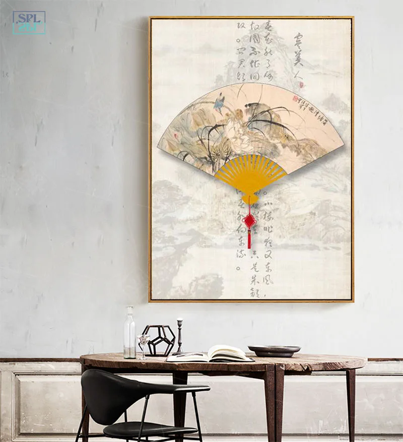 SPLSPL винтажные плакаты в китайском стиле акварельная каллиграфия художественная