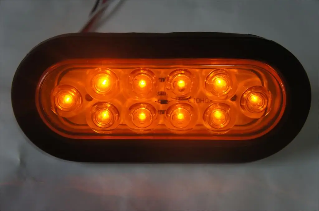 Овальные светодиодсветодиодный лампы для прицепа стоп сигнал заднего хода