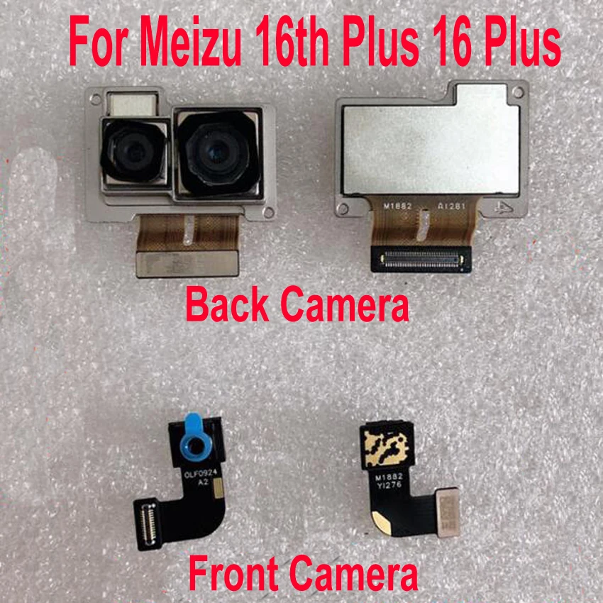 

Original Best Working Small Facing Front Camera For Meizu 16th Plus 16 Plus 16thPlus Big Main Rear Back Camera Flex Cable