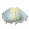 Multicolor Женская разноцветная короткая юбка из плиссированной газовой ткани, юбка-пачка для взрослых, юбка для танцев, пышная юбка из гренадина, юбка-баллон, vetement femme, эластичные юбки* 30 - Цвет: Multicolor