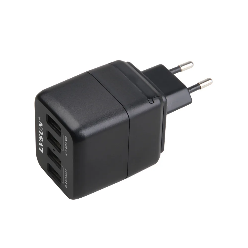 Udoli EU US UK AU KR штекер Универсальный 5 в 2.4A 4 порта USB настенное зарядное устройство